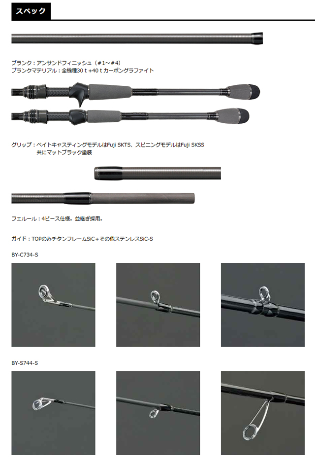 スミス(SMITH) ビーワイ BY-S744-S ヴァーサタイルスピン ★特別割引品 ●予約受付中、5月下旬入荷後の発送になります。 2026by_spec_1.jpg