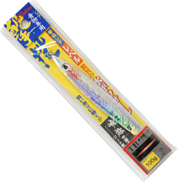 オーナー(OWNER) 撃投ジグレベル100g 13 シルバーグローエッジ(レーザーホロ)