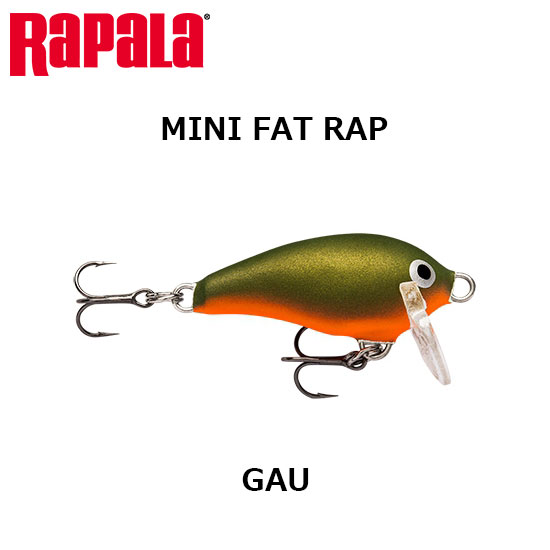 ラパラ(RAPALA) ミニファットラップ MFR3-GAU グリーンアーミーUV