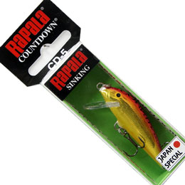 ラパラ(RAPALA) CD5/J-GR アカキン