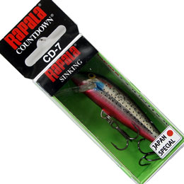 ラパラ(RAPALA) CD7/J-SINR シルバーイナッコレッドベリー