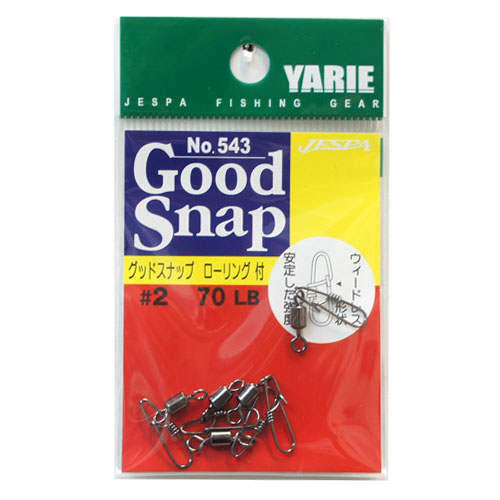 ヤリエ グッドスナップローリング付 #2 70LB