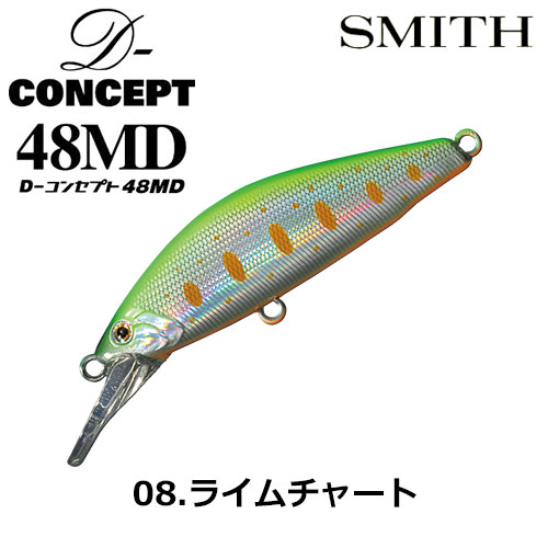スミス(SMITH) D-コンセプト48MD 08 ライムチャート