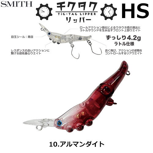 スミス(SMITH) チクタクリッパーHS アルマンダイト 10