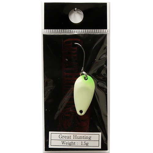 メガバス(MEGABASS) GREAT HUNTING 1.5g グローライムスポット