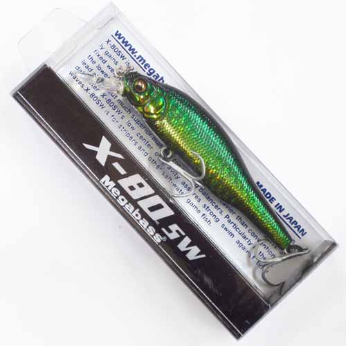 メガバス(MEGABASS) X-80SW GG ダークナイトグリーン X-80シリーズ