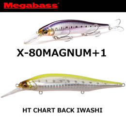 メガバス(MEGABASS) X-80 MAGNUM+1 HT チャートバックイワシ