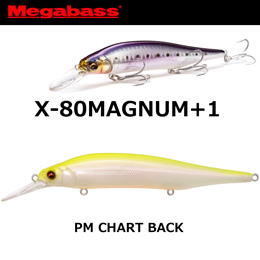 メガバス(MEGABASS) X-80 MAGNUM+1 PM チャートバック