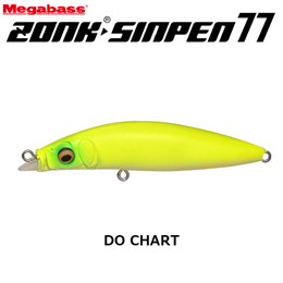 メガバス(MEGABASS) ZONK SINPEN 77 どチャート