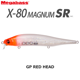 メガバス(MEGABASS) X-80 MAGNUM SR GP レッドヘッド