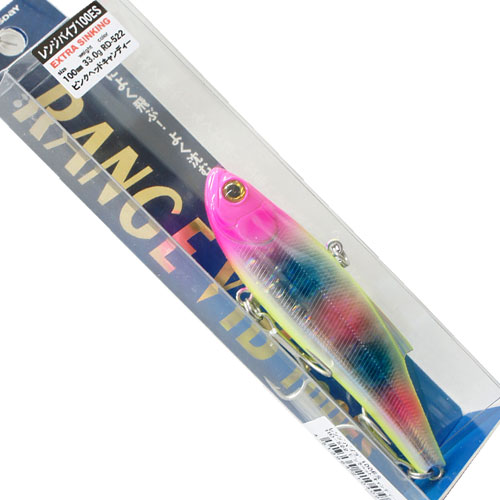 バスデイ(Bassday) レンジバイブ 100ES RD-522 ピンクヘッドキャンディー