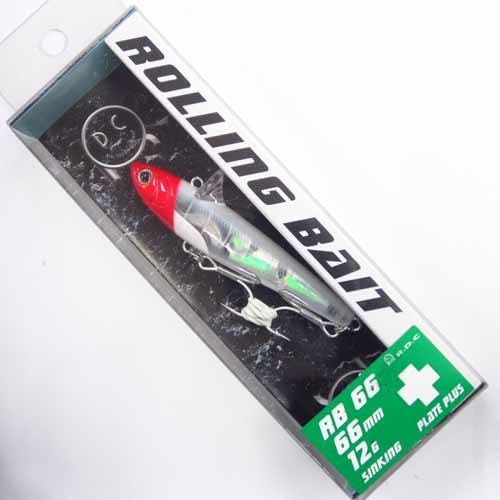 タックルハウス(TACKLE HOUSE) ROLLING BAIT 66 No.P01 PPレッドヘッド