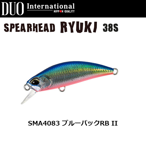 デュオ(DUO) スピアヘッド リュウキ38S SMA4083 ブルーバックRBII