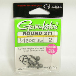 がまかつ ラウンド211 #2 1/16oz(1.8g)