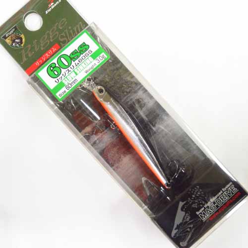 ジップベイツ リッジスリム60SS #840 MNシルバーシャッド