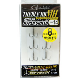 がまかつ トレブルRBミディアムヘビー 銀 #14 ★特別価格