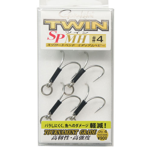がまかつ(Gamakatsu) TGW ツインSP-MH シルバー 4 ★特別割引品●個数限定