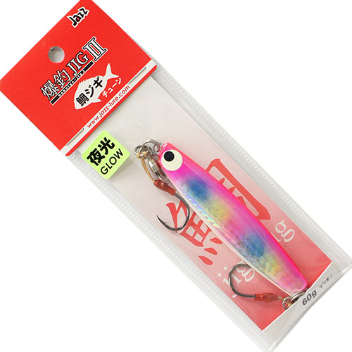 JAZZ 爆釣ジグII 鯛ジギチューン 60g 107 ピンクコットンキャンディー