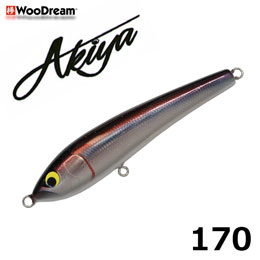 ウッドリーム(WooDream) Akiya 170 ワインバックラメ(アミメ) ★天然アワビシールプレゼントキャンペーン中