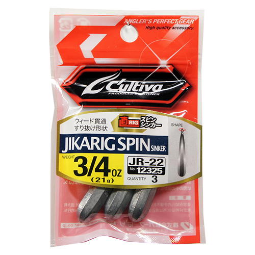 オーナー(OWNER) No. JR22 直リグスピンシンカー 3/4oz(21g)