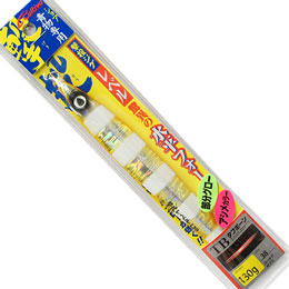 オーナー(OWNER) 撃投ジグレベル130g 38 フレイムゴールドゼブラ(マグマホロ) ●部分グロー