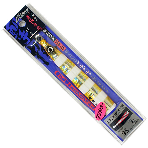 オーナー(OWNER) 撃投ジグエアロ95g 38 フレイムゴールドゼブラ(部分グロー)