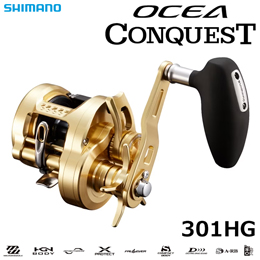 シマノ(SHIMANO) 22オシアコンクエスト 301HG(左)