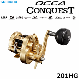 シマノ(SHIMANO) 23 オシアコンクエスト 201HG(左)