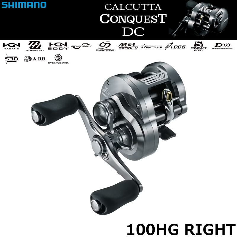シマノ(SHIMANO) 26 カルカッタコンクエスト DC100HG RIGHT(右