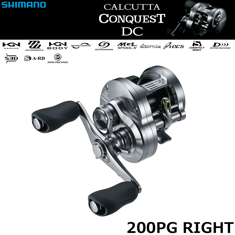 シマノ(SHIMANO) 26 カルカッタコンクエスト DC200PG RIGHT(右)