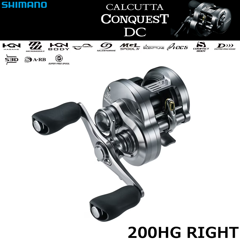 シマノ(SHIMANO) 26 カルカッタコンクエスト DC200HG RIGHT(右)
