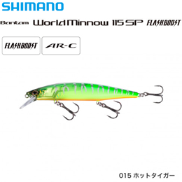 シマノ(SHIMANO)  バンタム ワールドミノー 115SP フラッシュブースト ZQ-K11T ホットタイガー 015