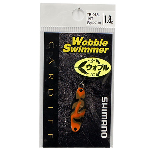 シマノ(SHIMANO) カーディフ ウォブルスイマー 1.8g TR-018L 19T Bオレンジカモ ★セール処分特価品