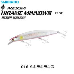 シマノ(SHIMANO) 熱砂 ヒラメミノーIII 125F OM-125M Sキラキラキス 016