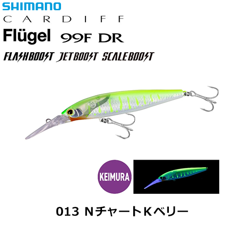 シマノ(SHIMANO) カーディフ フリューゲル 99F DR FB ZN-B99VNチャートKベリー013