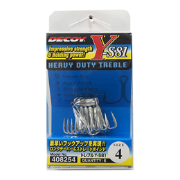 デコイ(カツイチ)  Y-S81 トレブル #4 TIN