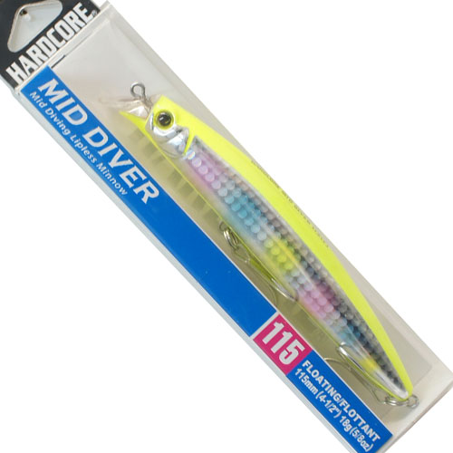 デュエル(DUEL) ハードコア ミッドダイバー (F) 115mm 11 HCCA チャートキャンディー