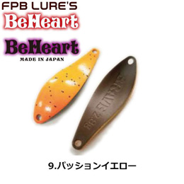 FPBルアーズ ビーハート(BeHeart) 3.5g 9 パッションイエロー