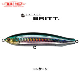 タックルハウス(TACKLE HOUSE) BRITT. ペンシル CBP170 No.6 サヨリ(グリーンバック)