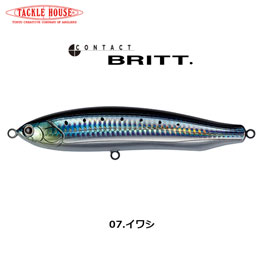 タックルハウス(TACKLE HOUSE) BRITT. ペンシル CBP170 No.7 イワシ