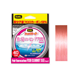 デュエル(DUEL) 魚に見えないピンクフロロ ショックリーダー 50m 30Lbs SP ステルスピンク