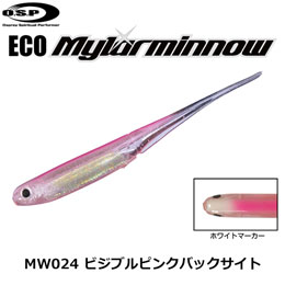 O.S.P(オーエスピー) ECO マイラーミノー 3.5 MW024 ビジブルピンクバックサイト