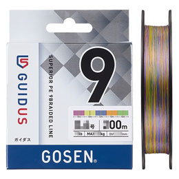 ゴーセン(GOSEN) ガイダス PEX9 マルチカラー 200m 0.5号