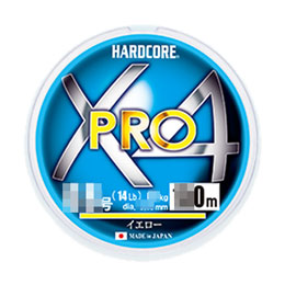 デュエル(DUEL) ハードコア(HARDCORE) X4 PRO 200m 1.5号 Y(イエロー) ★特別価格 ●廃番
