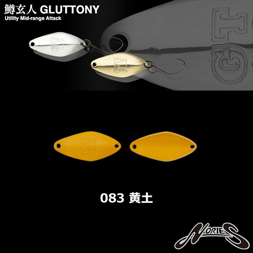 ノリーズ(NORIES) 鱒玄人グラトニー 1.8g 083 黄土