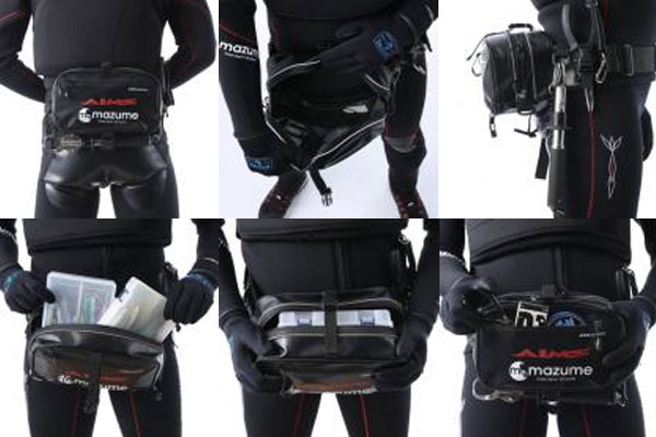 mazume×AIMS ウェットスタイルウエストバッグ MZBK-328 ブラック mzbk_328_info.jpg