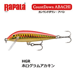 ラパラ(RAPALA) カウントダウン アバシ CDA7 HGR ホログラムアカキン