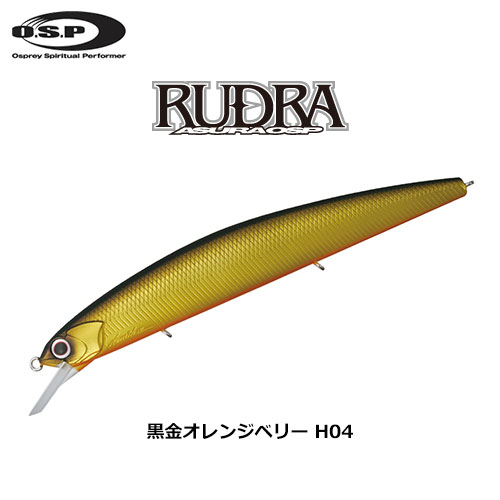 O.S.P(オーエスピー) RUDRA-130F H04 黒金オレンジベリー ルドラ F