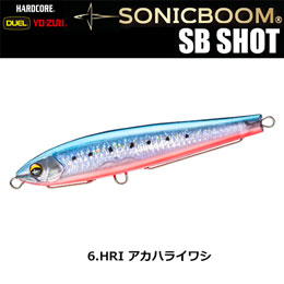 デュエル(DUEL) ソニックブーム SBショット 115S 115mm 06 HRI アカハライワシ