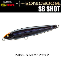 デュエル(DUEL) ソニックブーム SBショット 115S 115mm 07 HSBL シルエットブラック